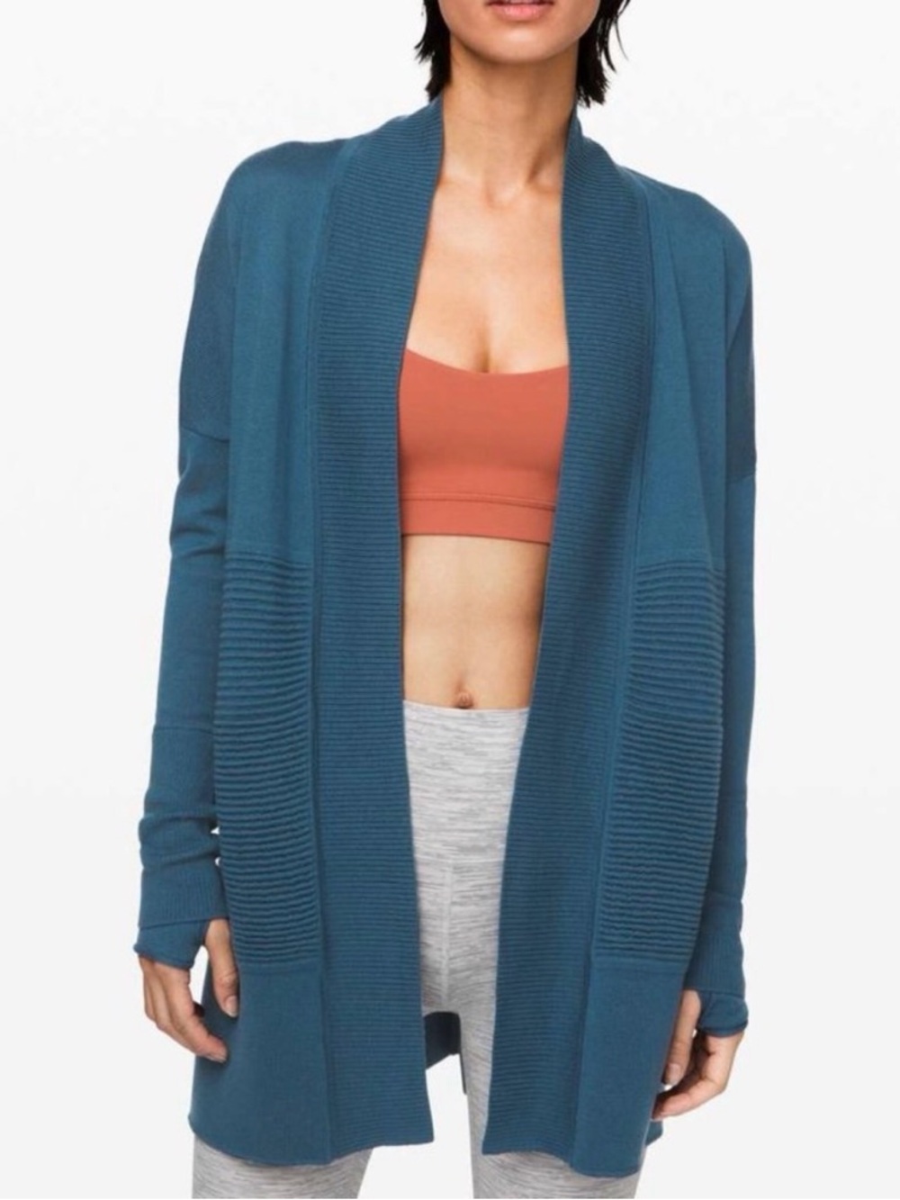 Lululemon Sit In Lotus Wrap II, Blue, Size 10